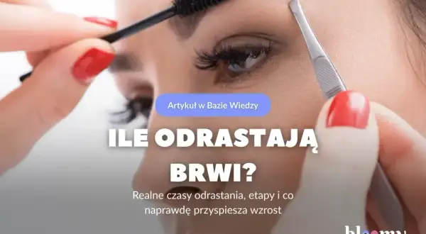 Kobieta pielęgnuje brwi, zastanawiając się, czy brwi odrastają. Artykuł omawia czasy odrastania i sposoby przyspieszenia wzrostu.