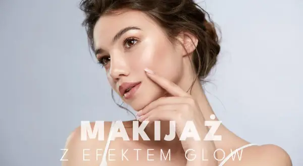 Delikatny makijaż glow na wesele. Skóra rozświetlona, zmysłowe usta i subtelne spojrzenie.