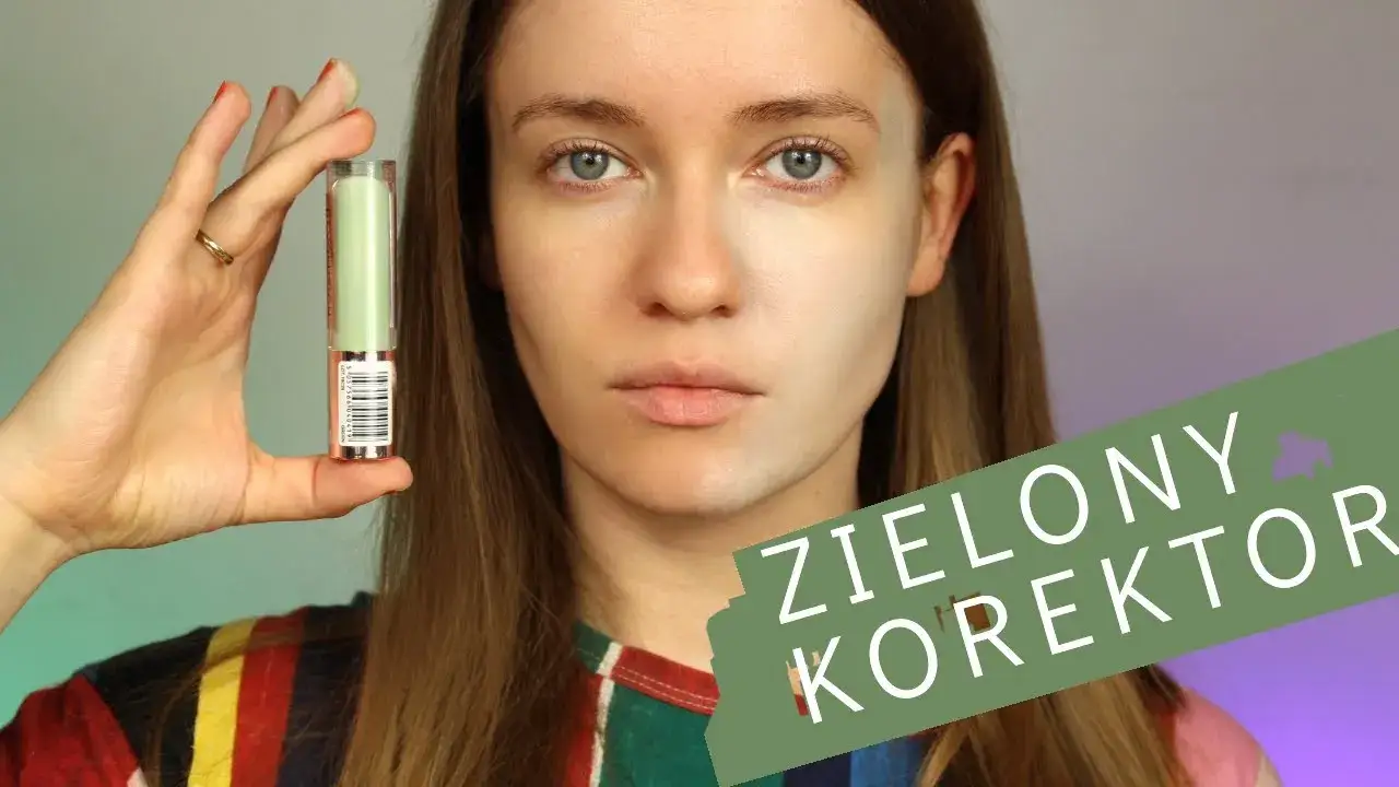 zielony korektor na pryszcze